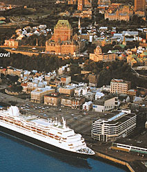 Quebec City on the St. Lawrence River