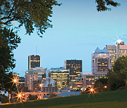 Montreal at night