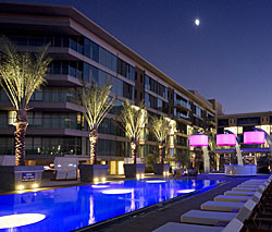 W Scottsdale hotel at night