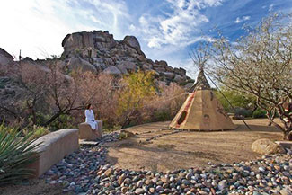 Tipi at The Boulders