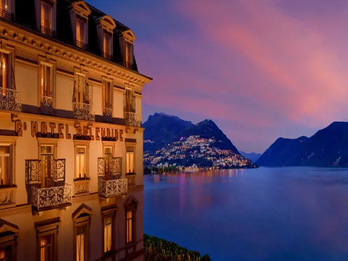 1024-Splendide-Lugano-Hotel-ExteriorPanoEvening